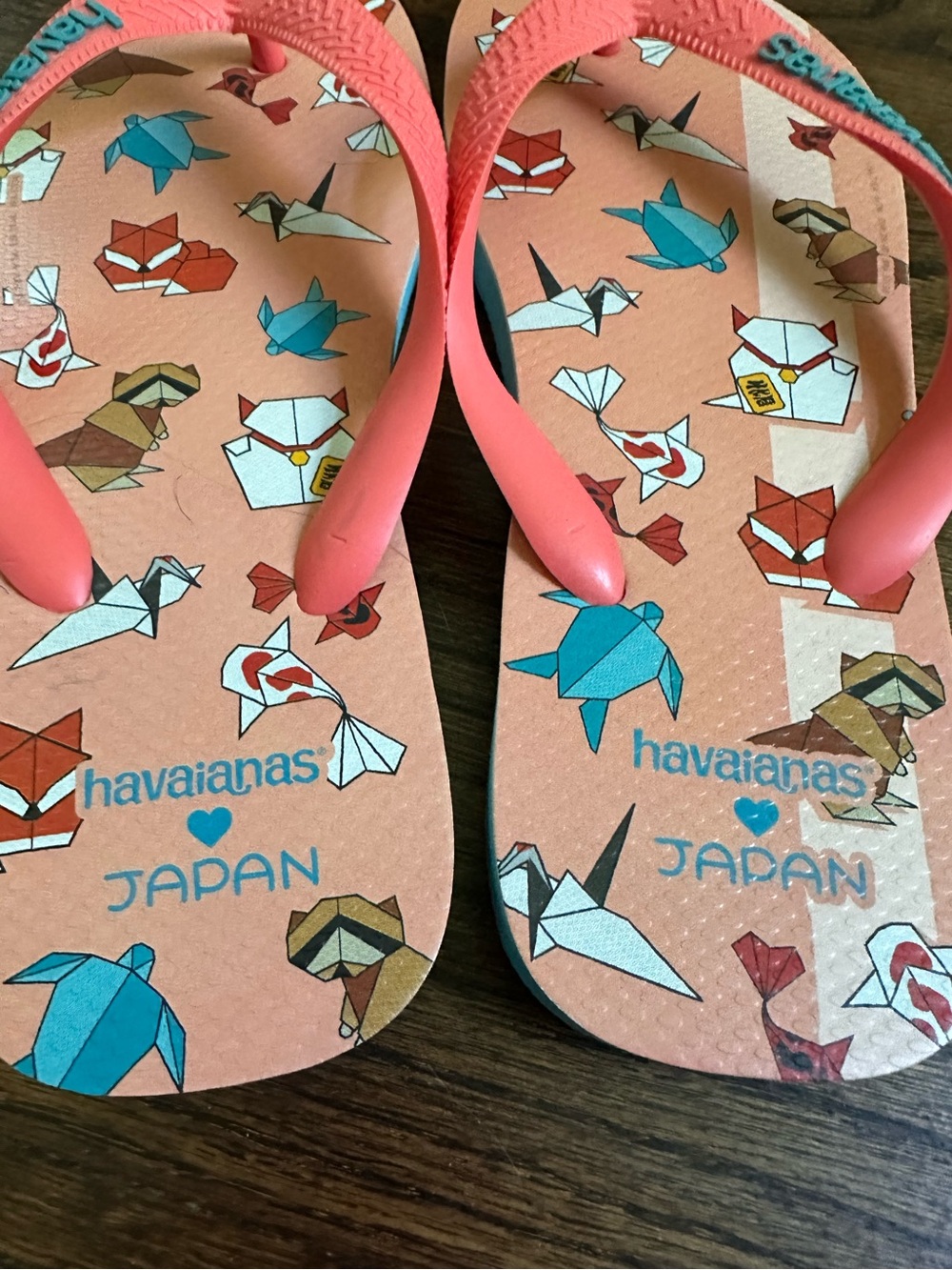 Havaianas Top Japan origami flip flops, size 7/8US - Picture 3 of 5